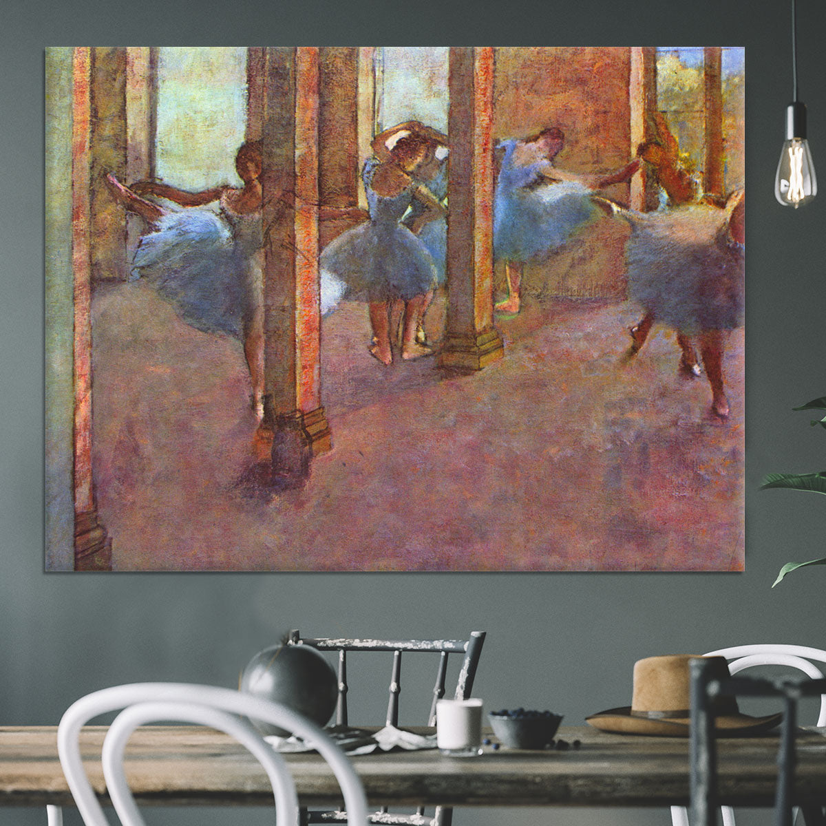 Dancers in the Foyer by Degas Canvas Print or Poster - Canvas Art Rocks - 3