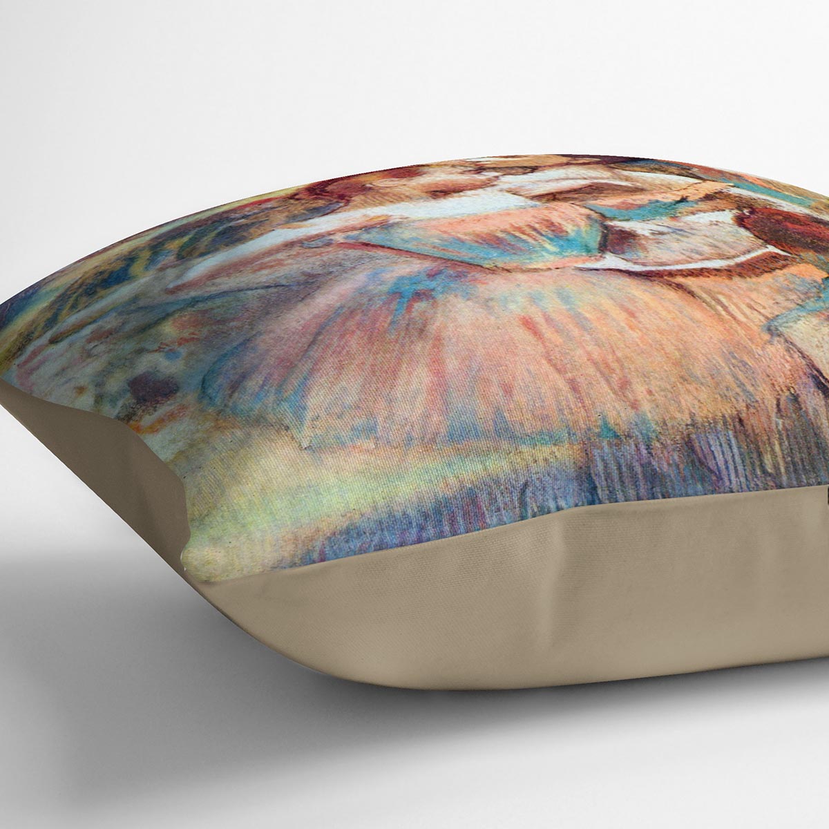 Dancers in the landscape by Degas Cushion