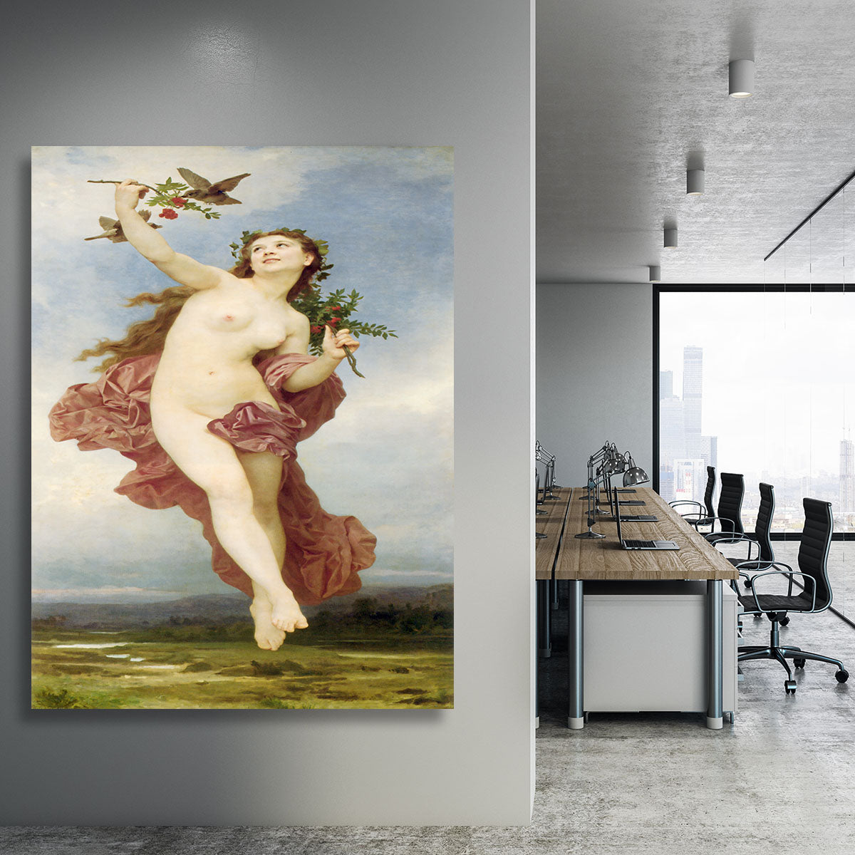 Day By Bouguereau Canvas Print or Poster - Canvas Art Rocks - 3