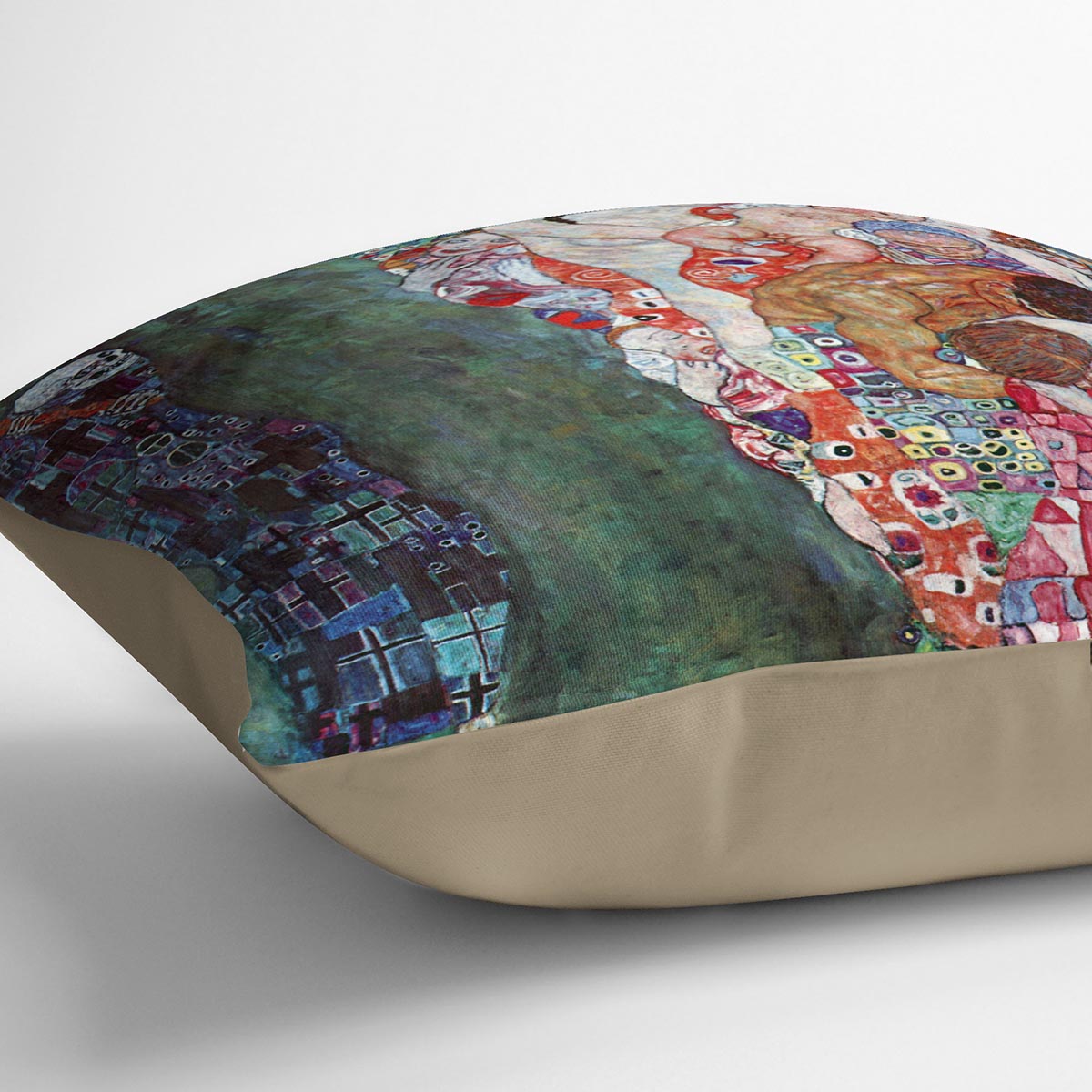 Death and Life by Klimt Cushion