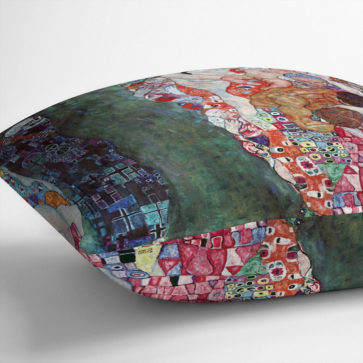 Death and Life by Klimt Cushion