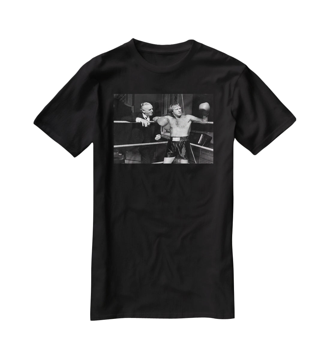Dennis Waterman and George Cole filming Minder T-Shirt - Canvas Art Rocks - 1