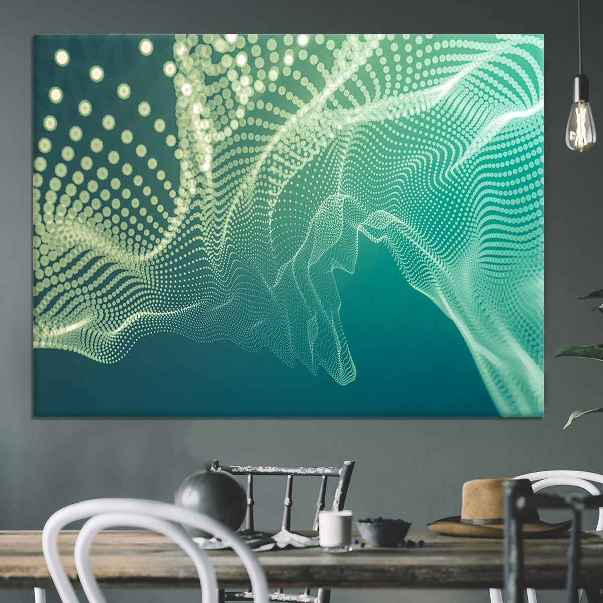 Dimensional Dots Canvas Print or Poster - Canvas Art Rocks - 3