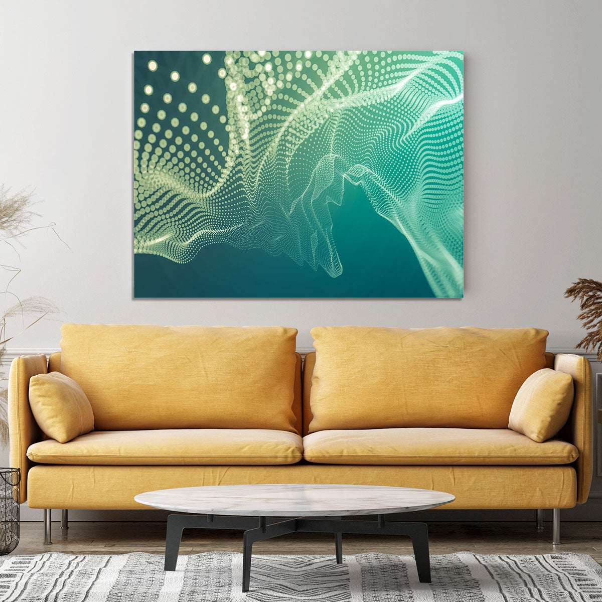 Dimensional Dots Canvas Print or Poster - Canvas Art Rocks - 4