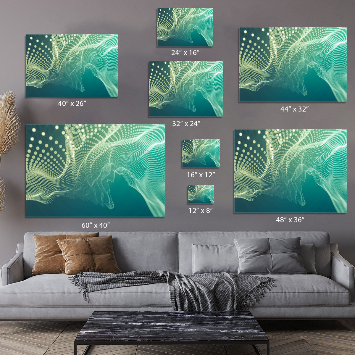 Dimensional Dots Canvas Print or Poster - Canvas Art Rocks - 7