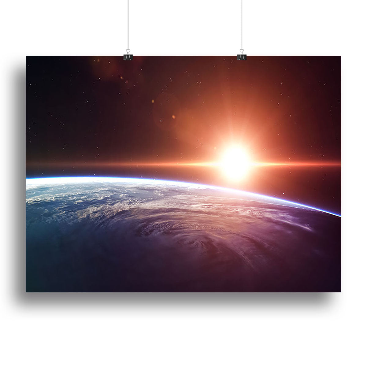 Earth Sunrise Canvas Print or Poster - Canvas Art Rocks - 2