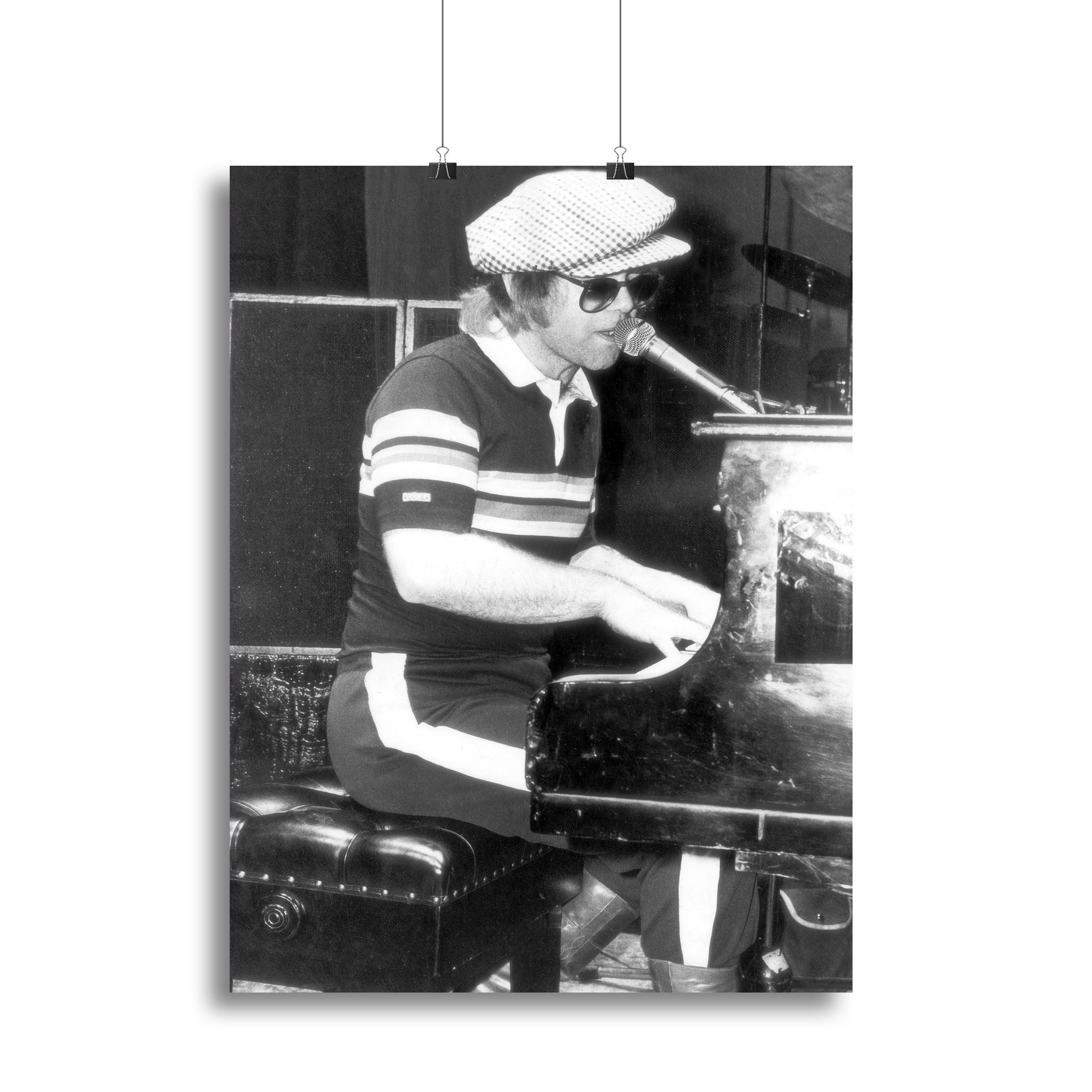 Elton John at the piano Canvas Print or Poster - Canvas Art Rocks - 2