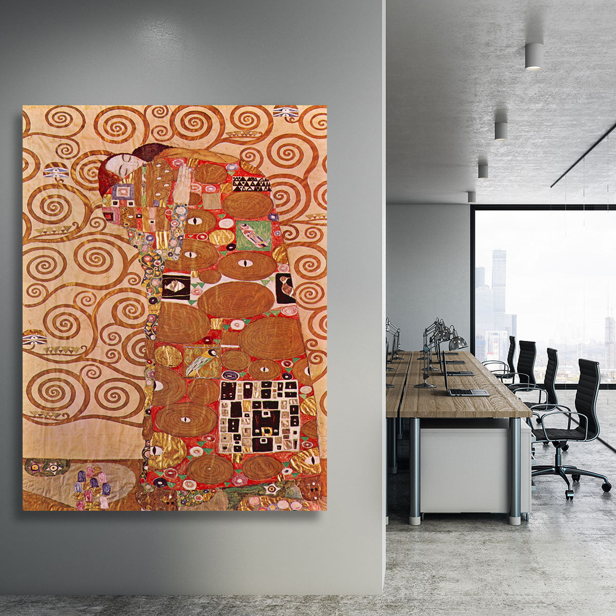 Embrace by Klimt Canvas Print or Poster - Canvas Art Rocks - 3