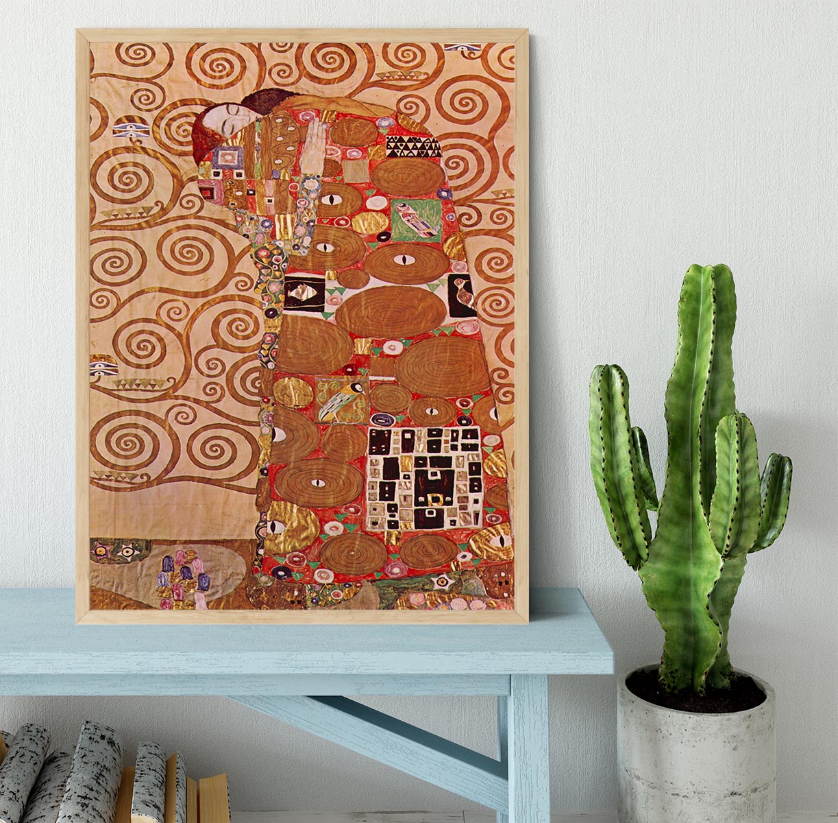 Embrace by Klimt Framed Print - Canvas Art Rocks - 4