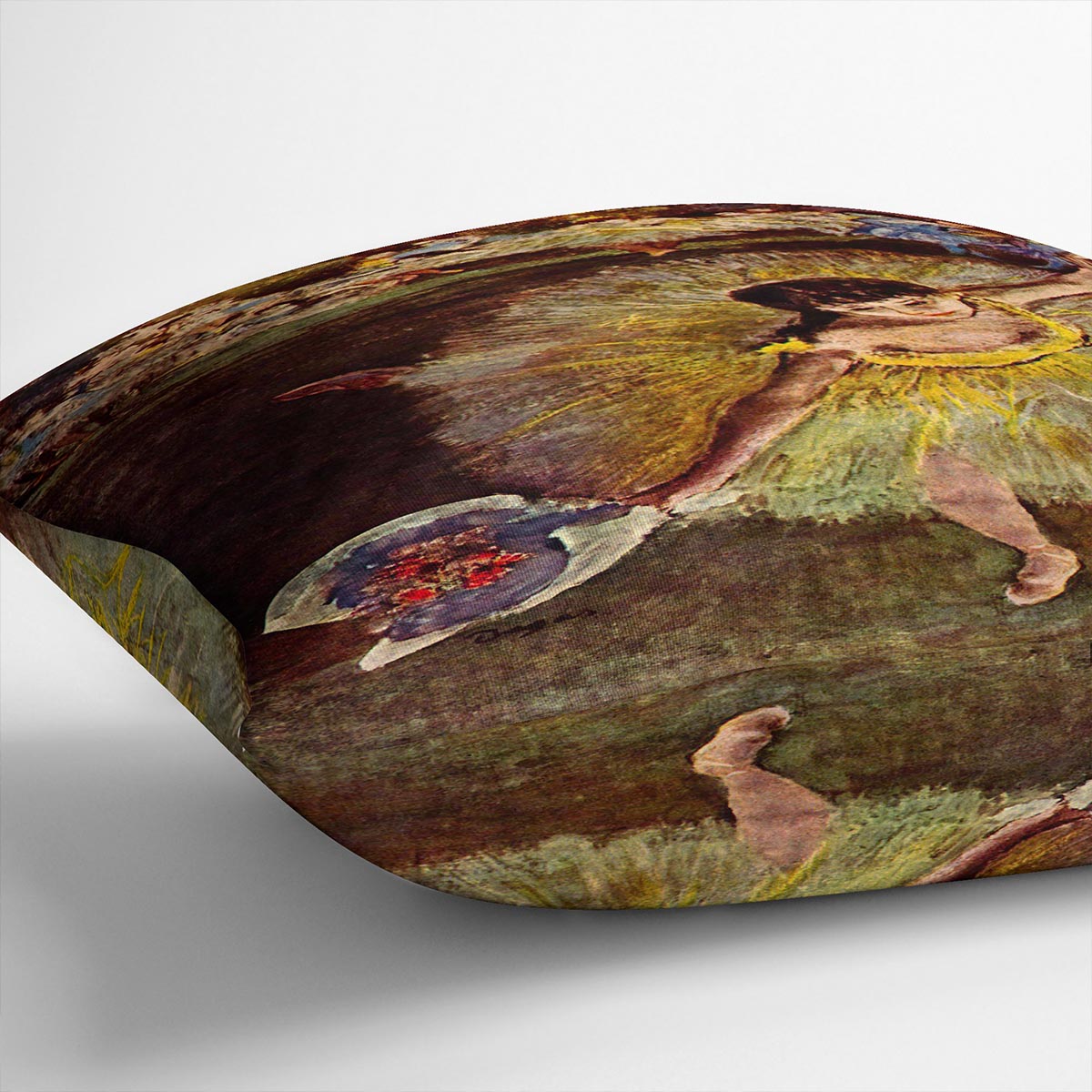 End of the arabesque by Degas Cushion