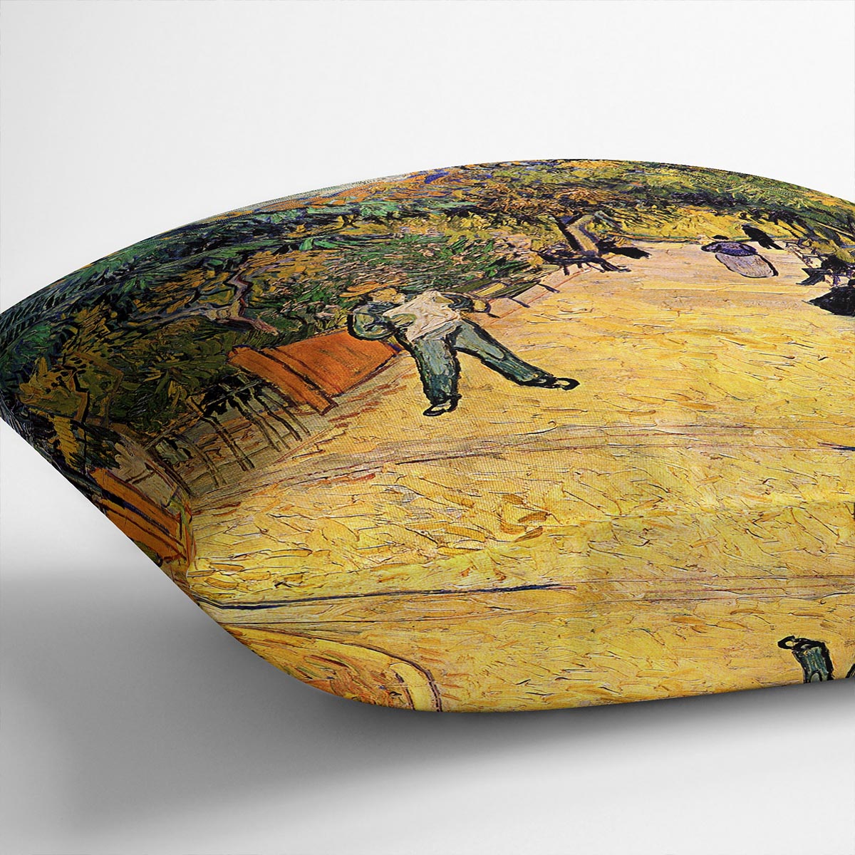 Entrance to the Public Park in Arles by Van Gogh Cushion