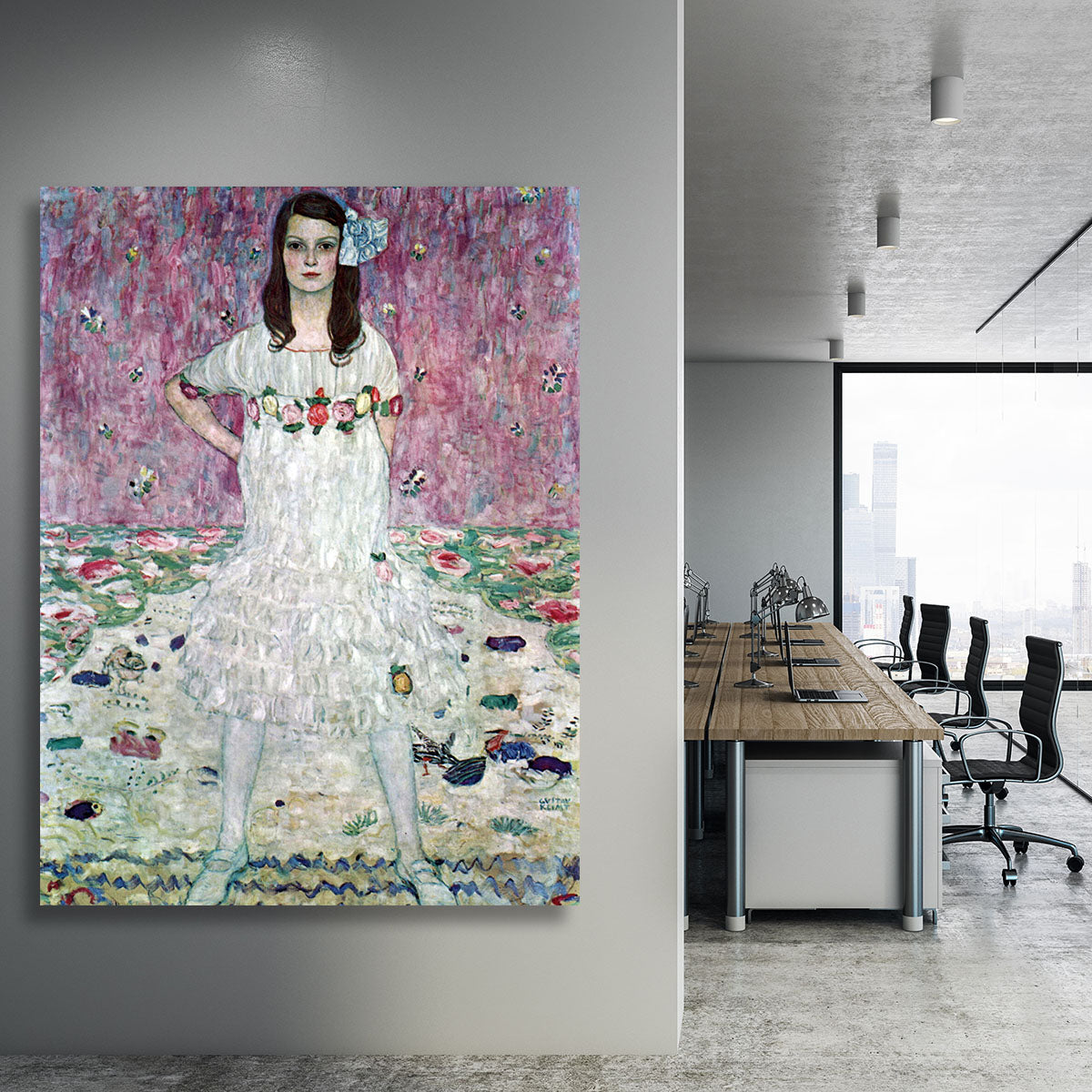 Eugenia Primavesi by Klimt Canvas Print or Poster - Canvas Art Rocks - 3