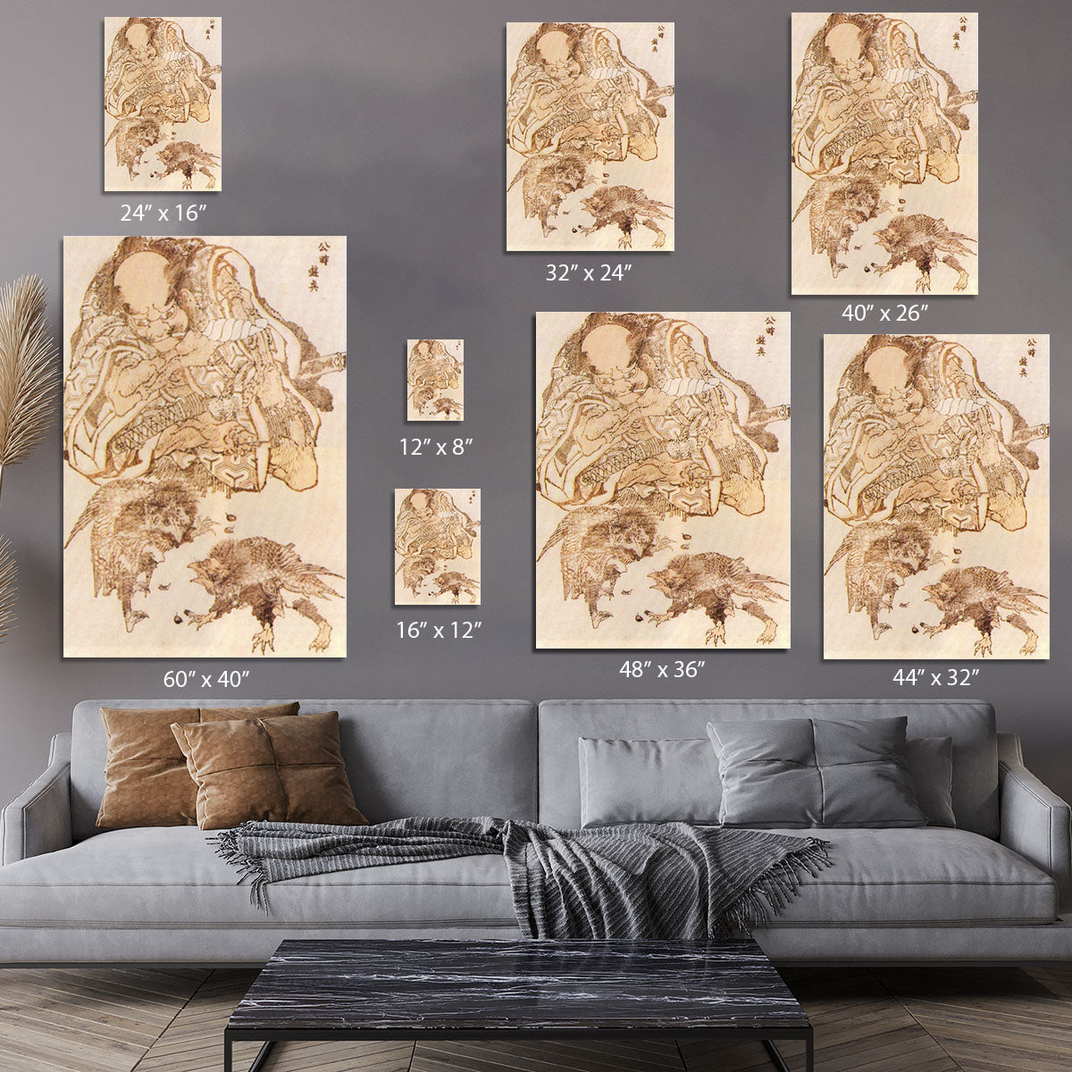 Exodus by Hokusai Canvas Print or Poster - Canvas Art Rocks - 7