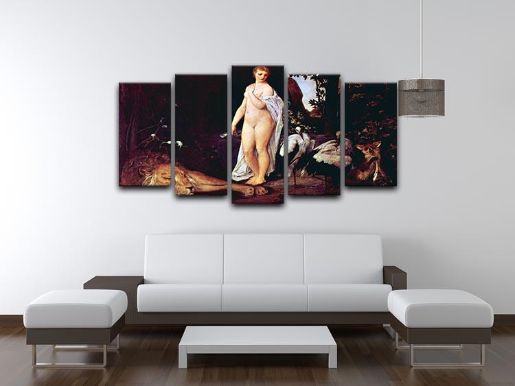 Fable by Klimt 5 Split Panel Canvas - Canvas Art Rocks - 3