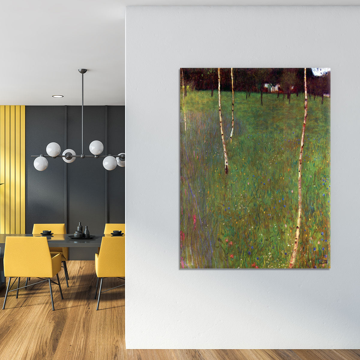 Farmhouse by Klimt Canvas Print or Poster - Canvas Art Rocks - 4