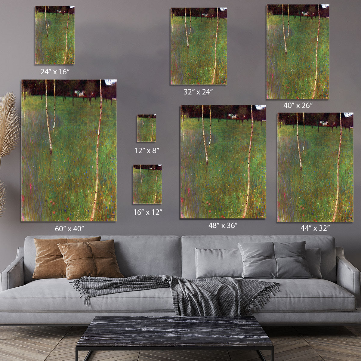 Farmhouse by Klimt Canvas Print or Poster - Canvas Art Rocks - 7