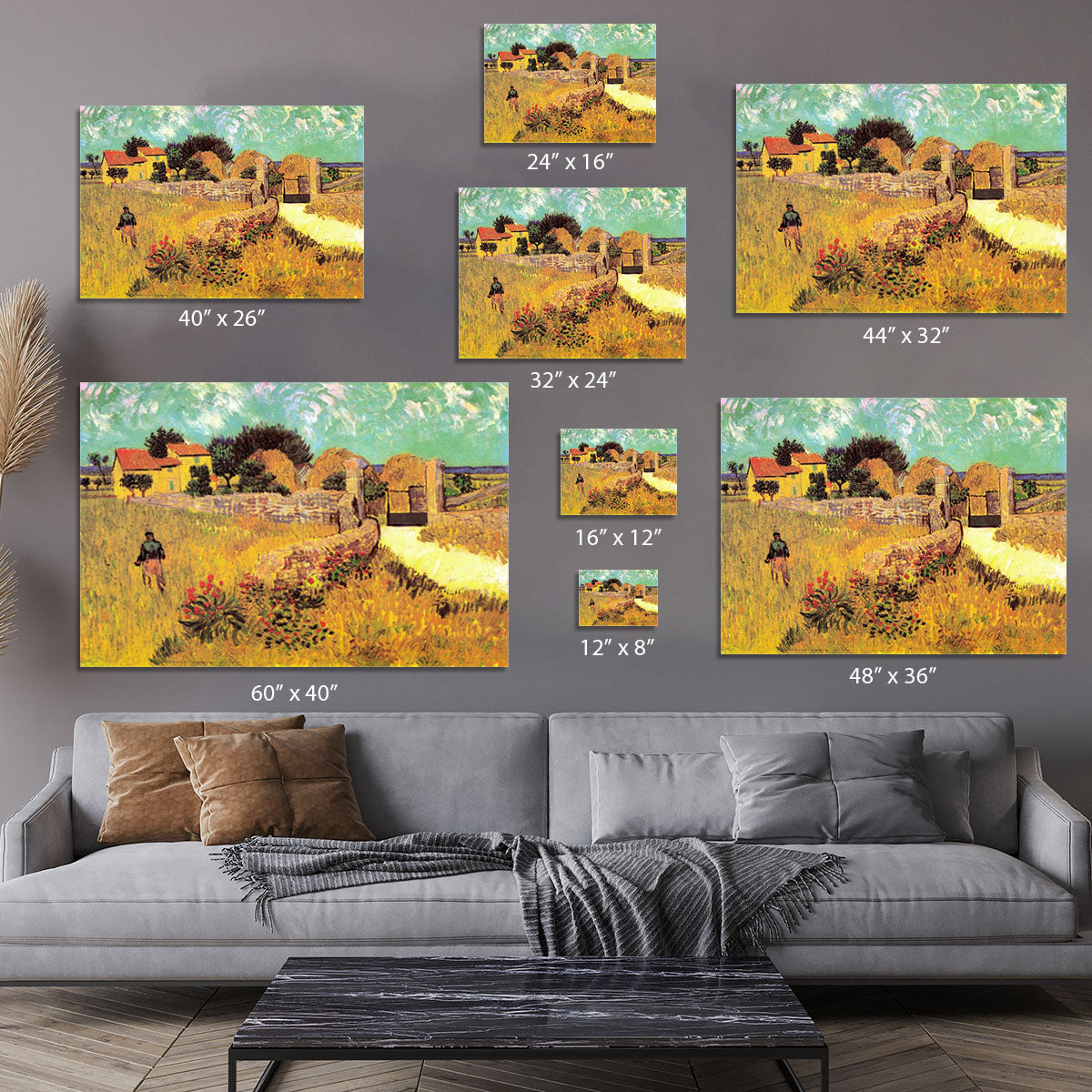 Farmhouse in Provence by Van Gogh Canvas Print or Poster - Canvas Art Rocks - 7