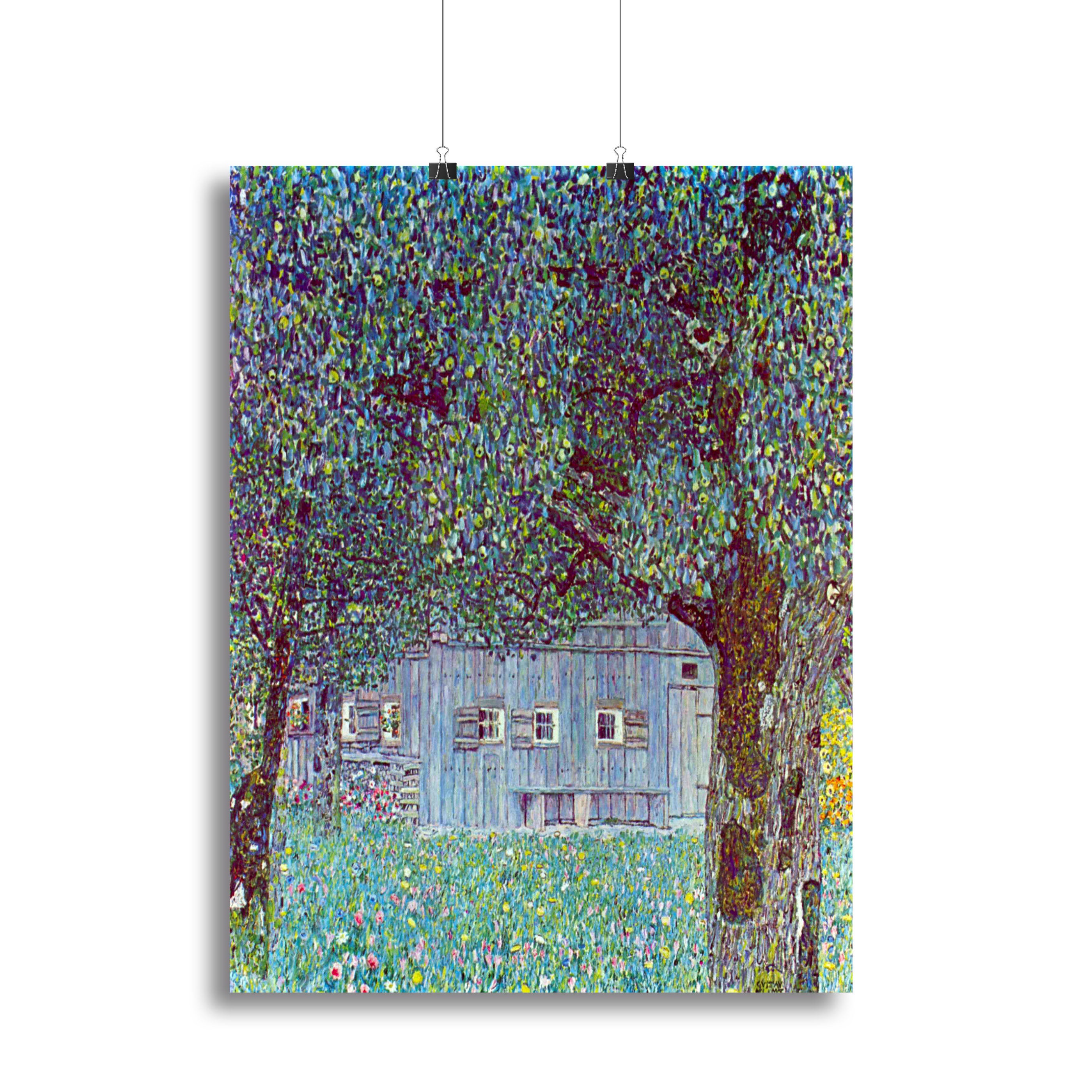 Farmhouse in Upper Austria by Klimt Canvas Print or Poster - Canvas Art Rocks - 2