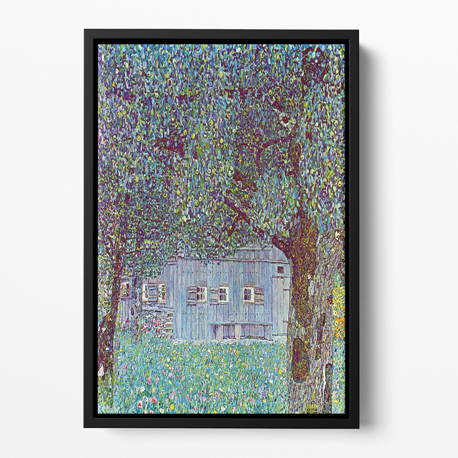 Farmhouse in Upper Austria by Klimt Floating Framed Canvas