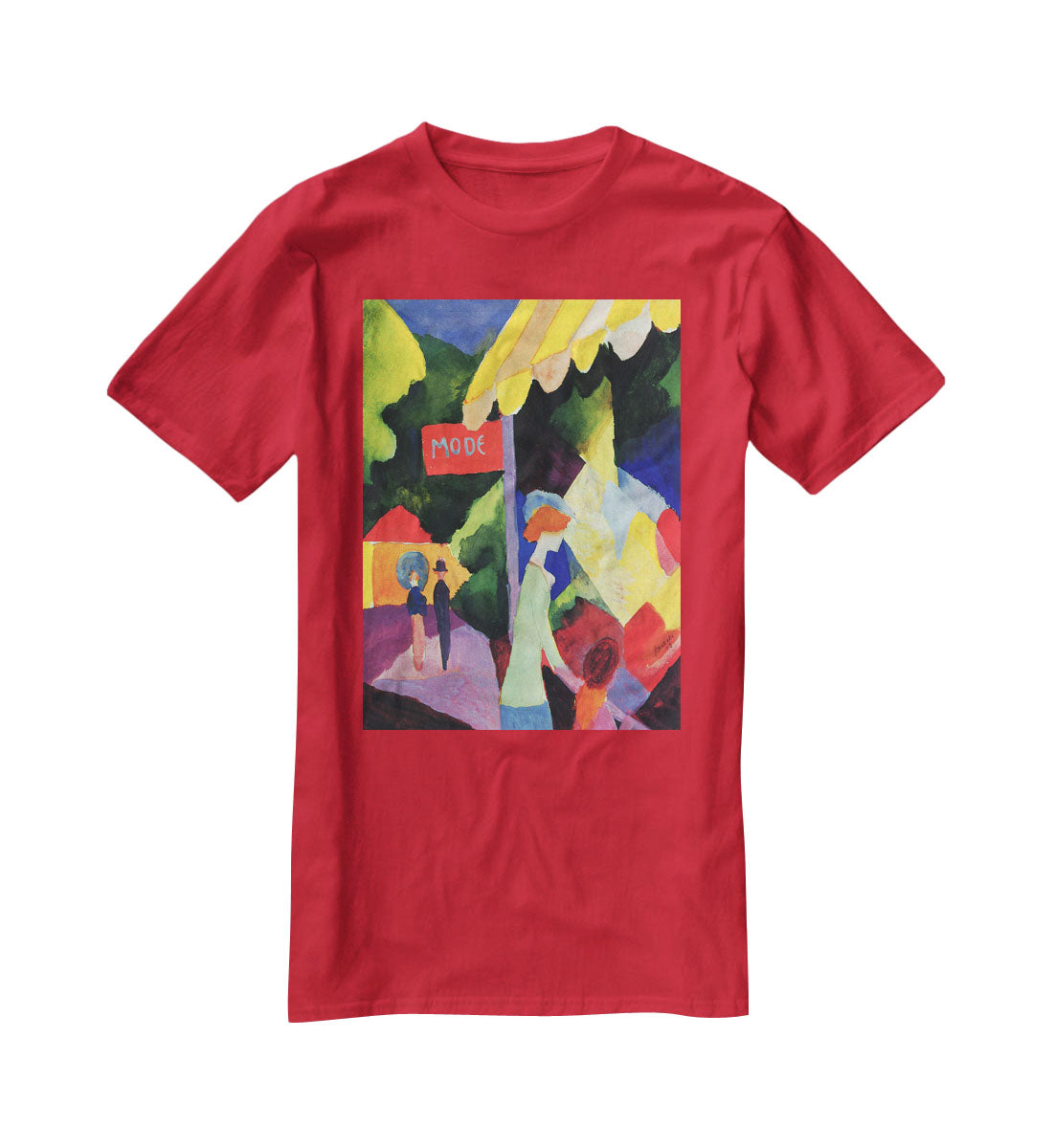 Fashion window by Macke T-Shirt - Canvas Art Rocks - 4