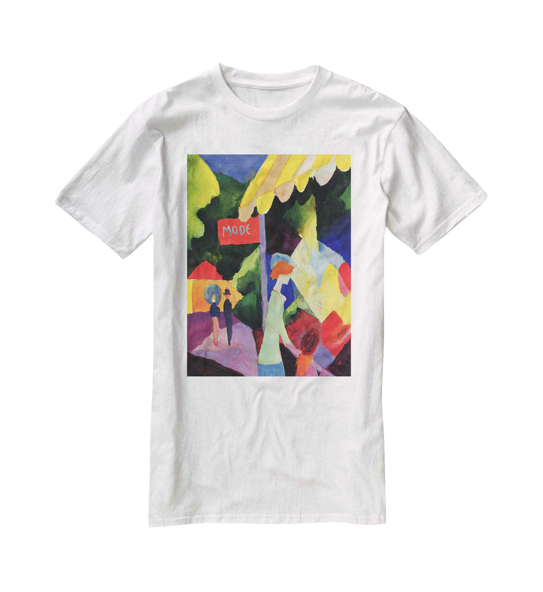 Fashion window by Macke T-Shirt - Canvas Art Rocks - 5