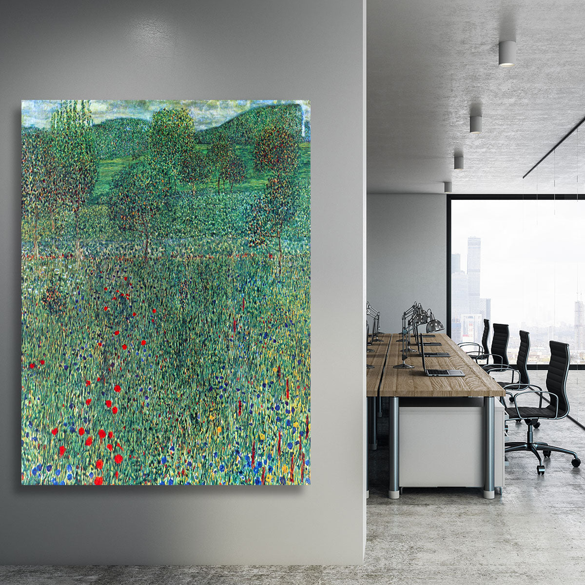 Female act with Animals by Klimt Canvas Print or Poster - Canvas Art Rocks - 3