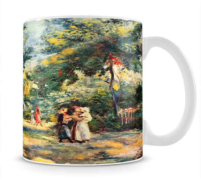 Figures in the garden by Renoir Mug - Canvas Art Rocks - 1