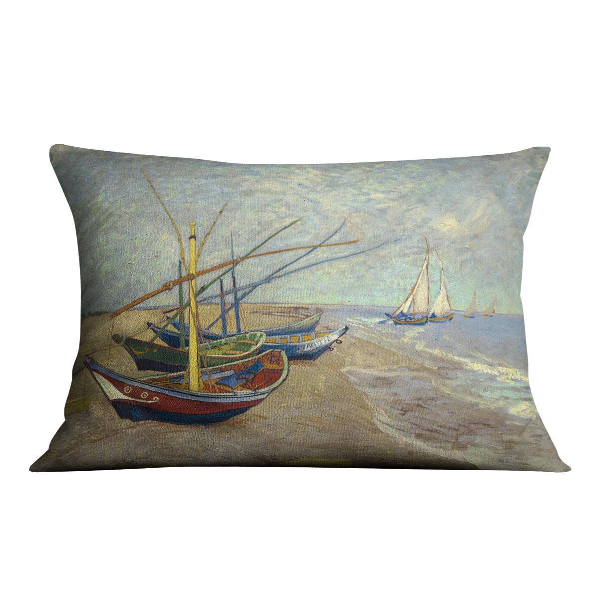 Fishing boats at Sainte Marie Cushion