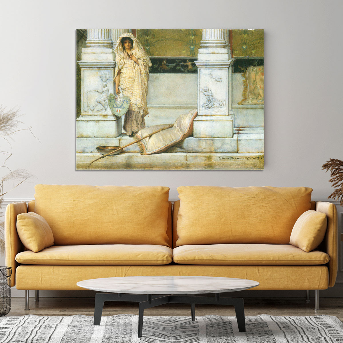 Fishing by Alma Tadema Canvas Print or Poster - Canvas Art Rocks - 4