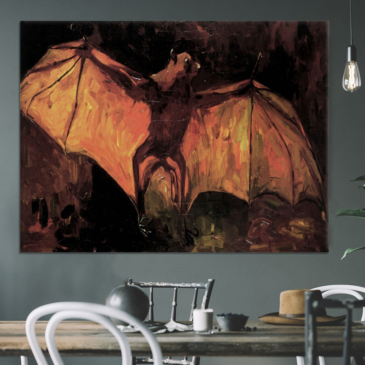 Flying Fox by Van Gogh Canvas Print or Poster - Canvas Art Rocks - 3