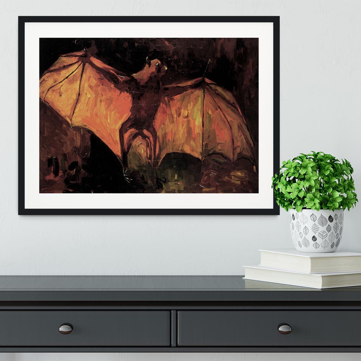 Flying Fox by Van Gogh Framed Print - Canvas Art Rocks - 1