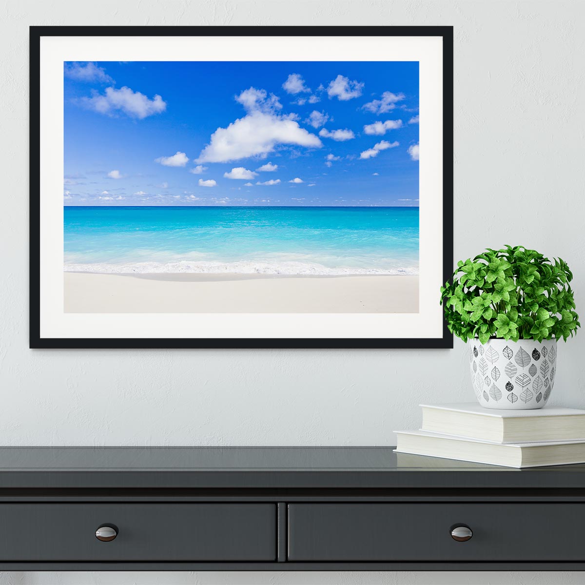 Foul Bay Barbados Framed Print - Canvas Art Rocks - 1
