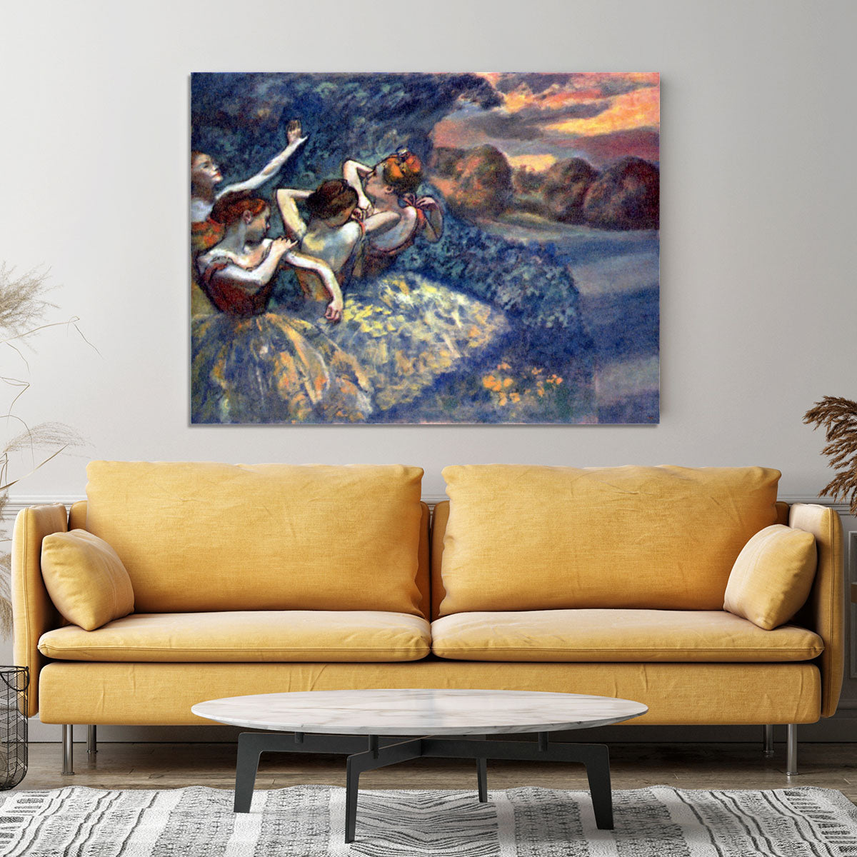 Four Dancers by Degas Canvas Print or Poster - Canvas Art Rocks - 4