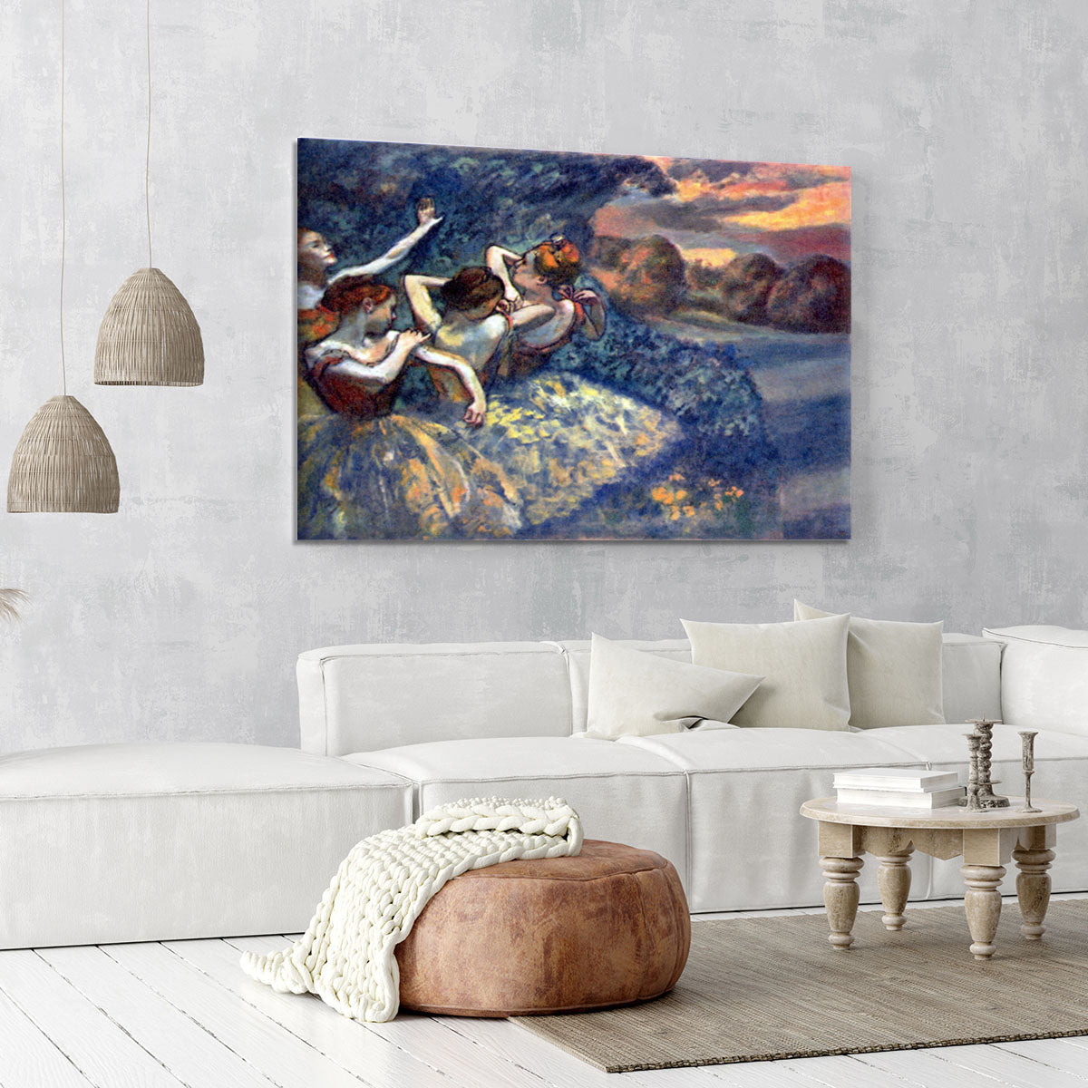 Four Dancers by Degas Canvas Print or Poster - Canvas Art Rocks - 6