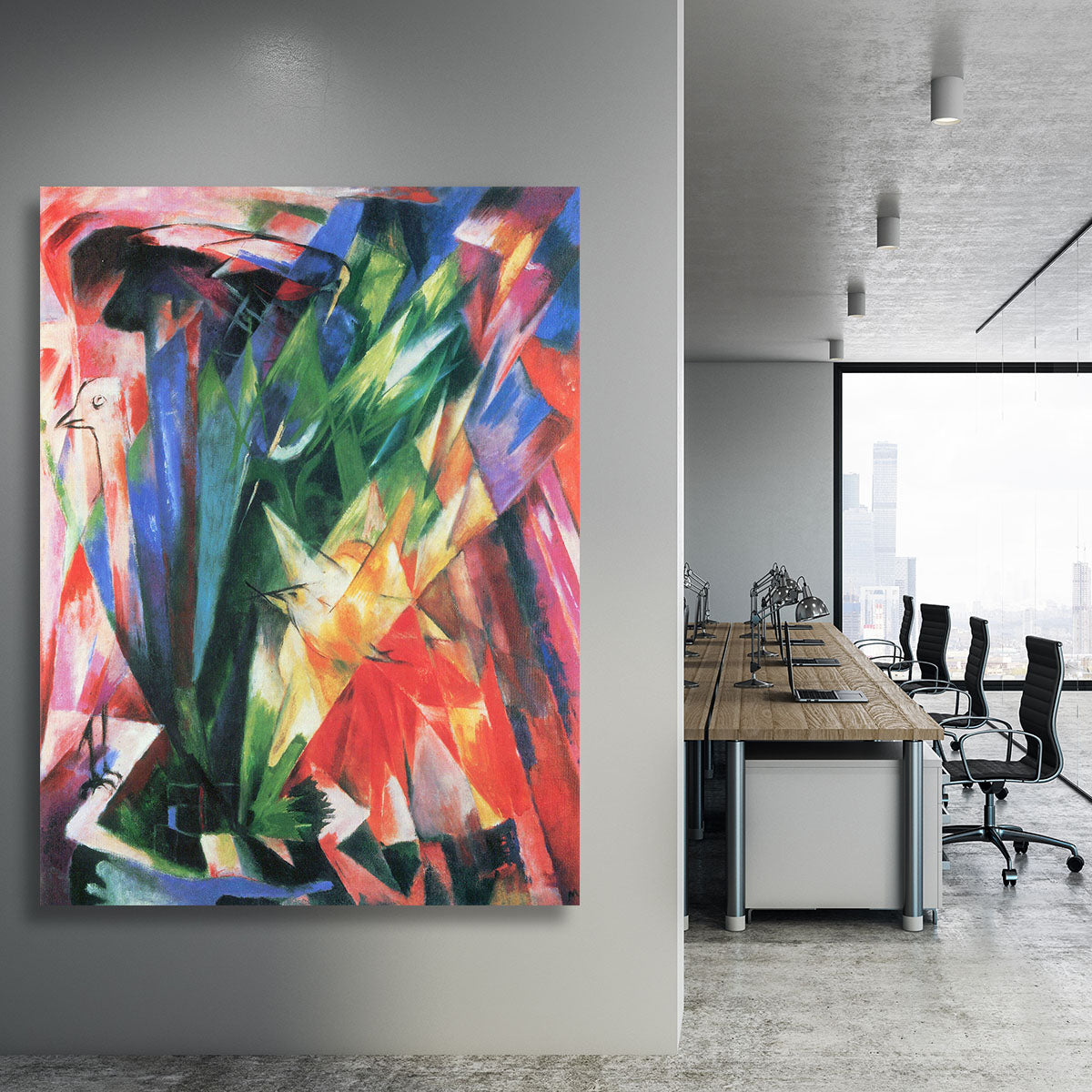 Fowl by Franz Marc Canvas Print or Poster - Canvas Art Rocks - 3