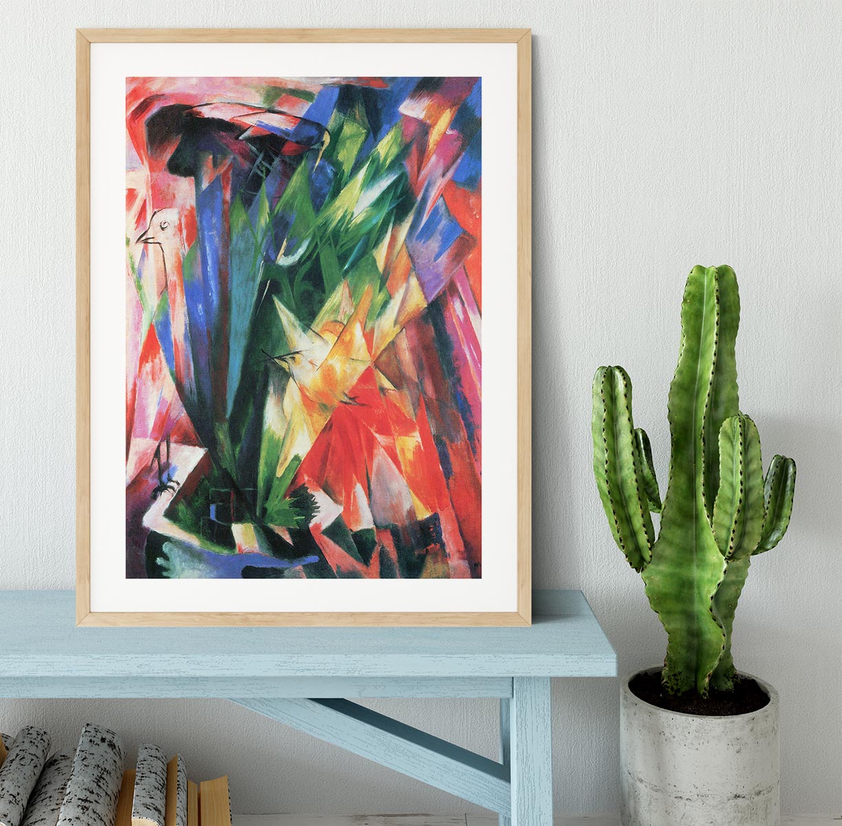Fowl by Franz Marc Framed Print - Canvas Art Rocks - 3