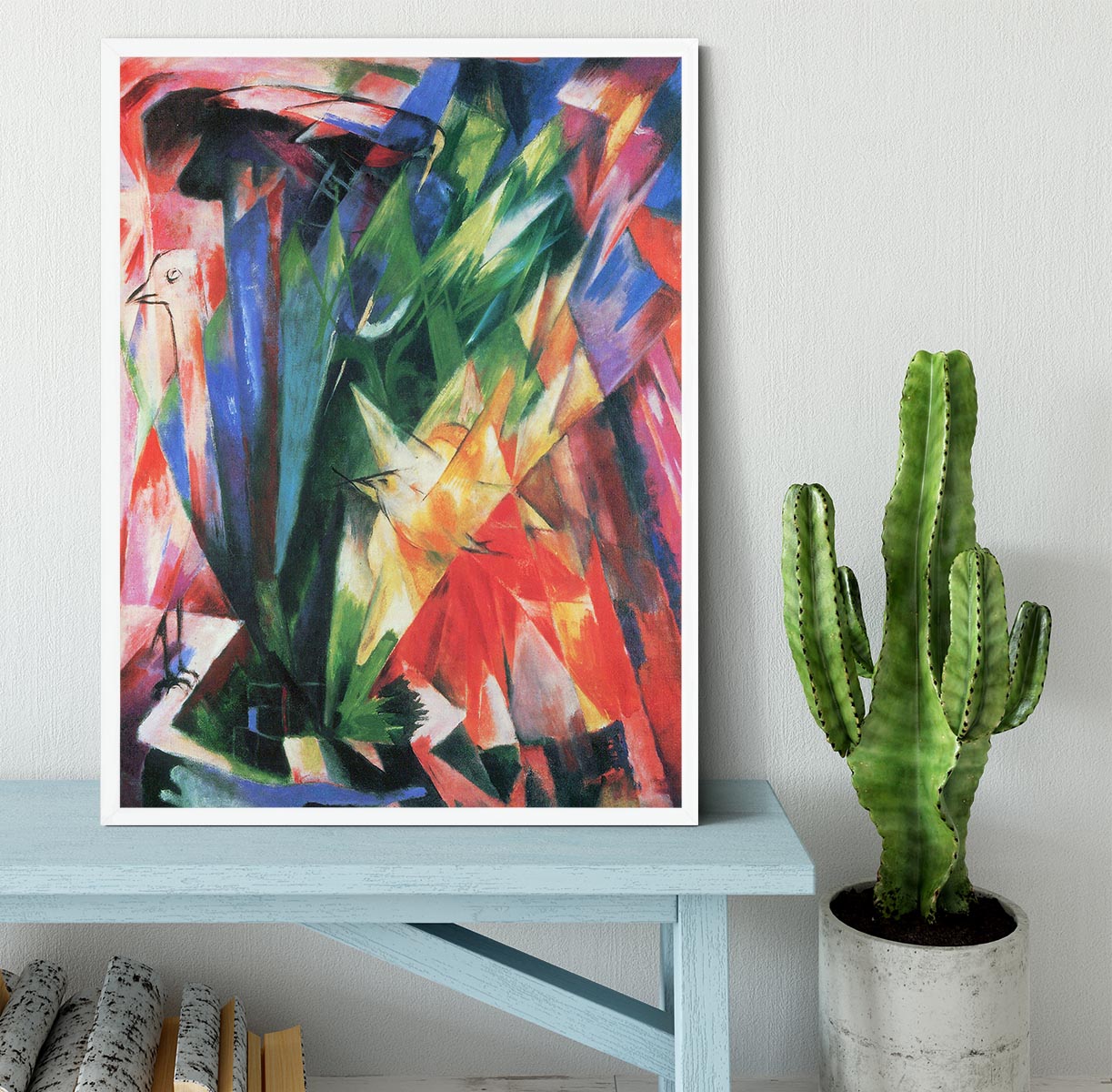 Fowl by Franz Marc Framed Print - Canvas Art Rocks -6