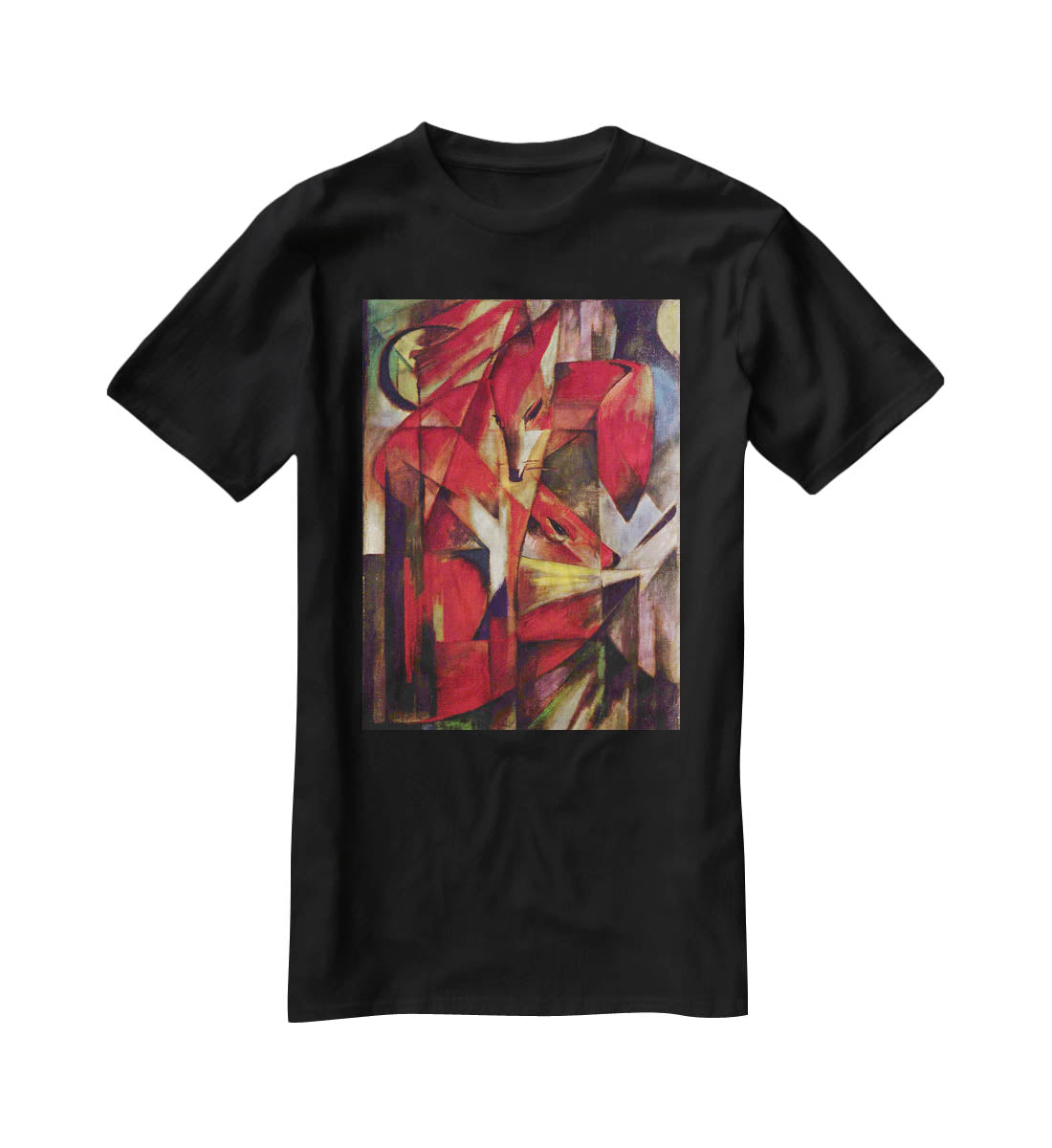 Foxes by Franz Marc T-Shirt - Canvas Art Rocks - 1