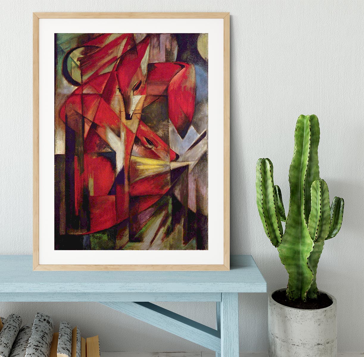 Foxes by Franz Marc Framed Print - Canvas Art Rocks - 3