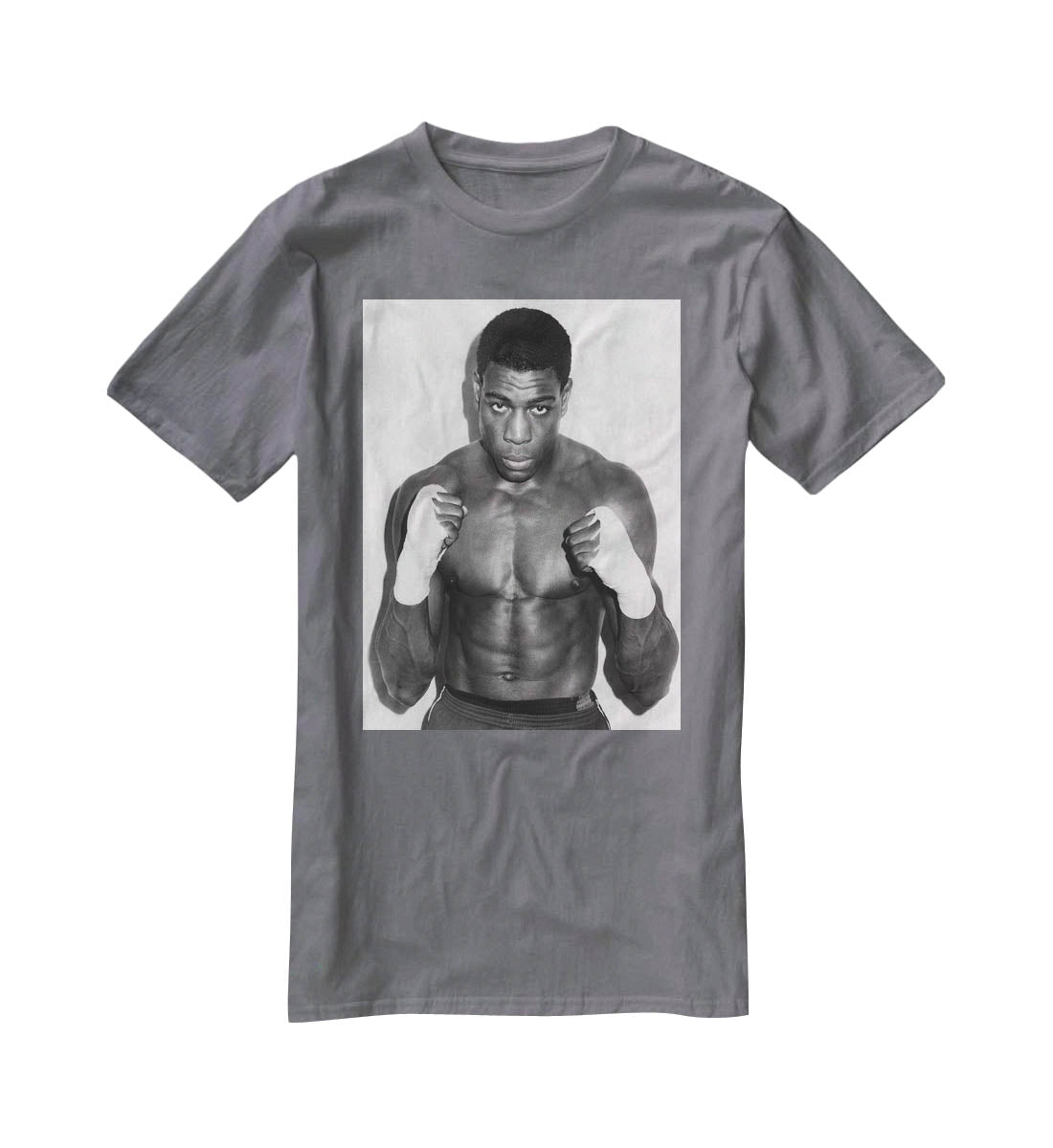 Frank Bruno in 1986 T-Shirt - Canvas Art Rocks - 3