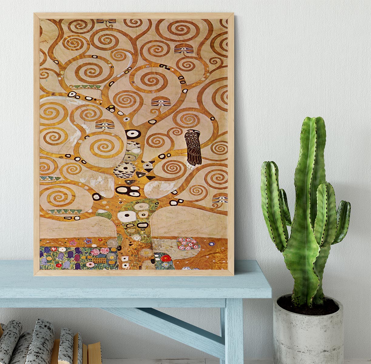 Frieze II by Klimt Framed Print - Canvas Art Rocks - 4