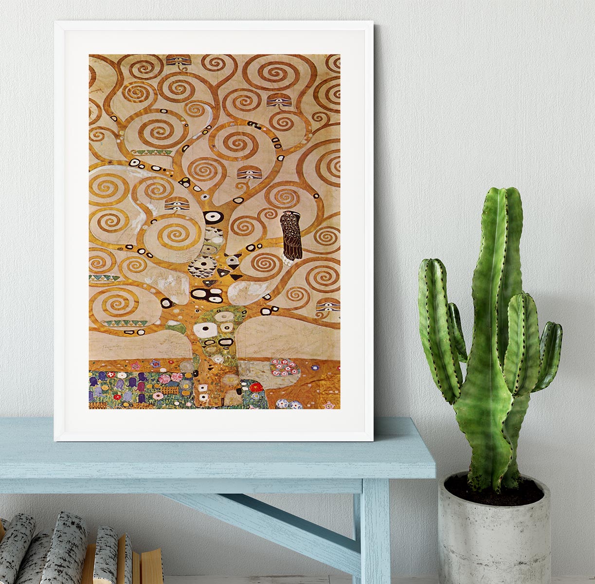 Frieze II by Klimt Framed Print - Canvas Art Rocks - 5