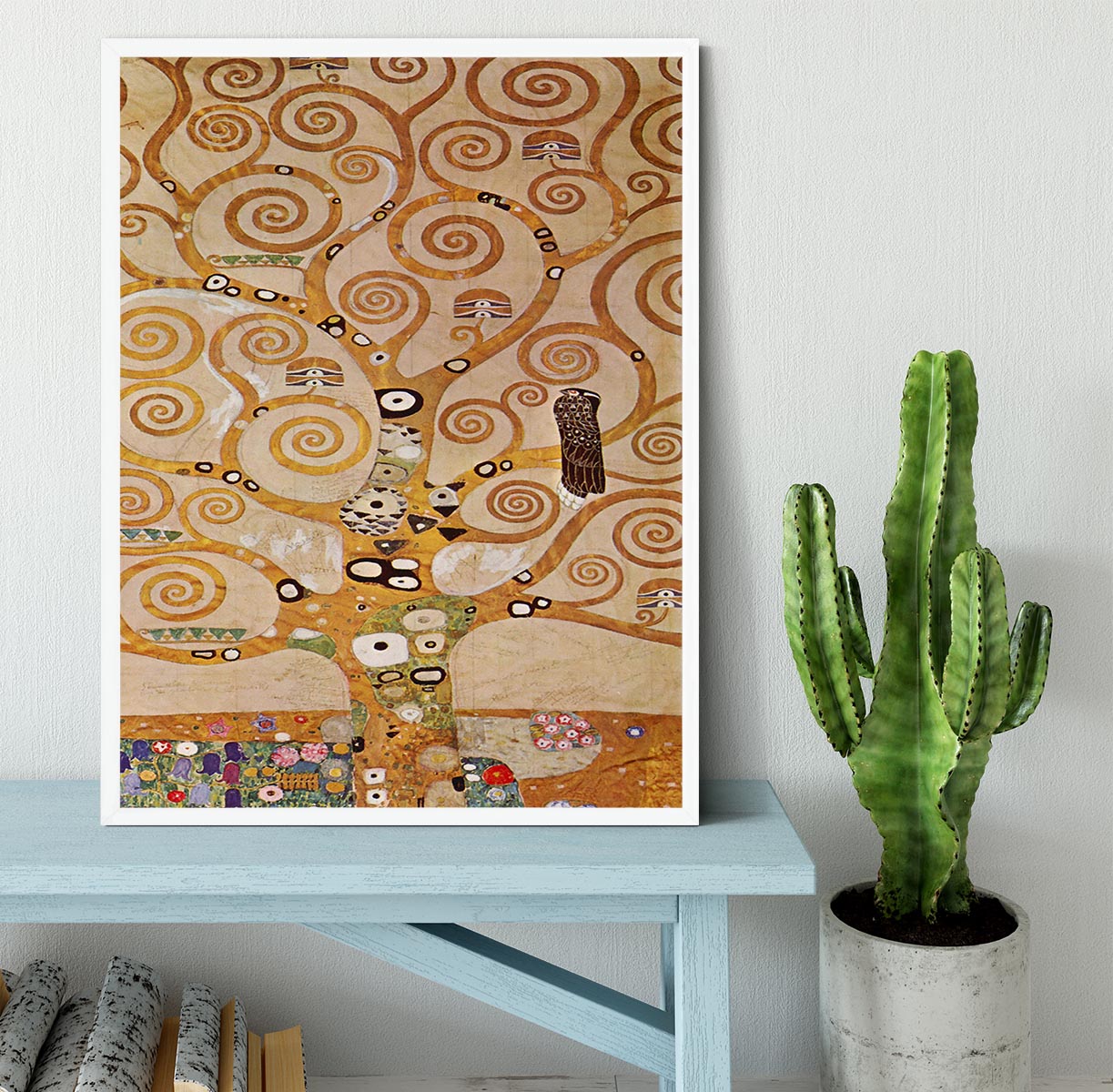 Frieze II by Klimt Framed Print - Canvas Art Rocks -6