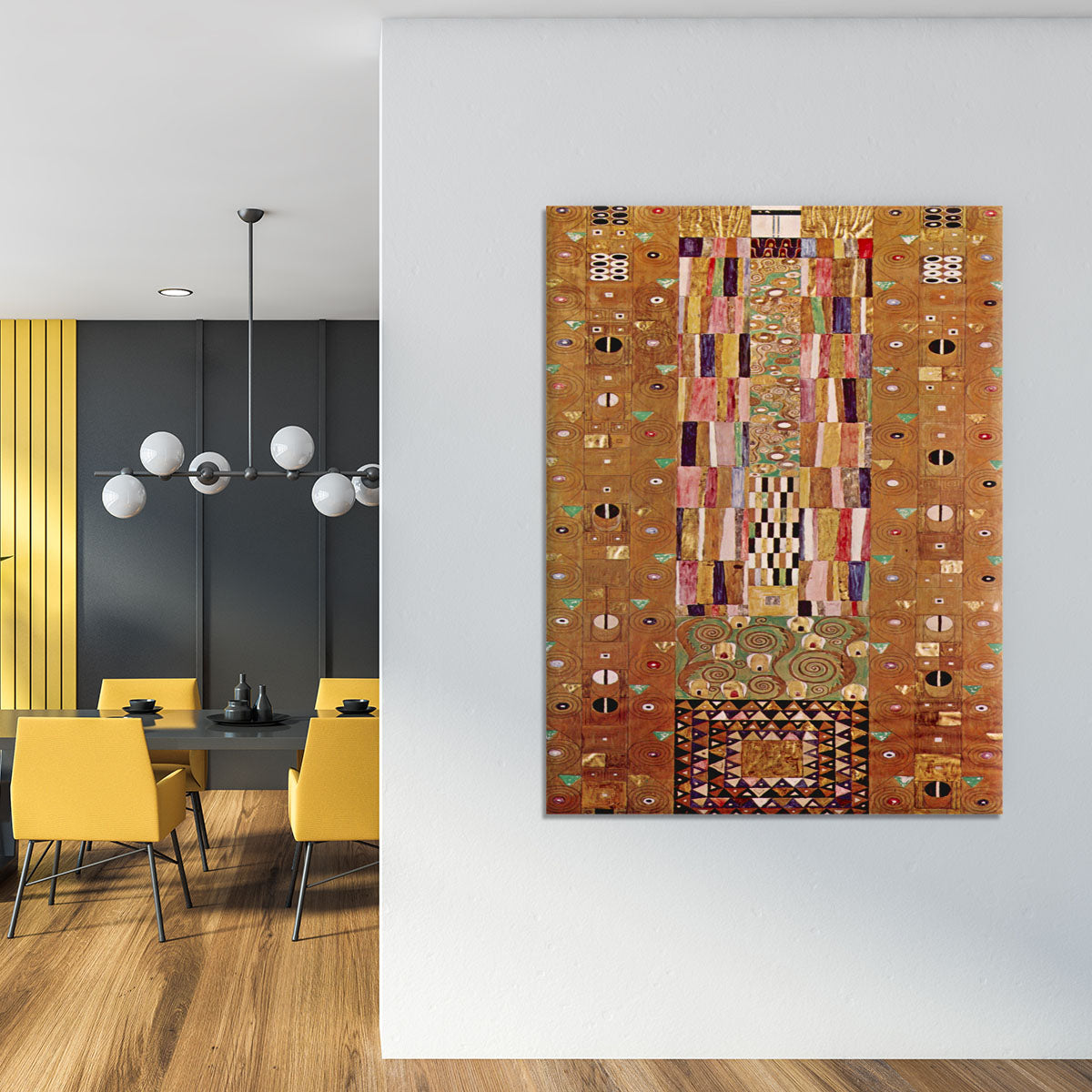 Frieze by Klimt Canvas Print or Poster - Canvas Art Rocks - 4