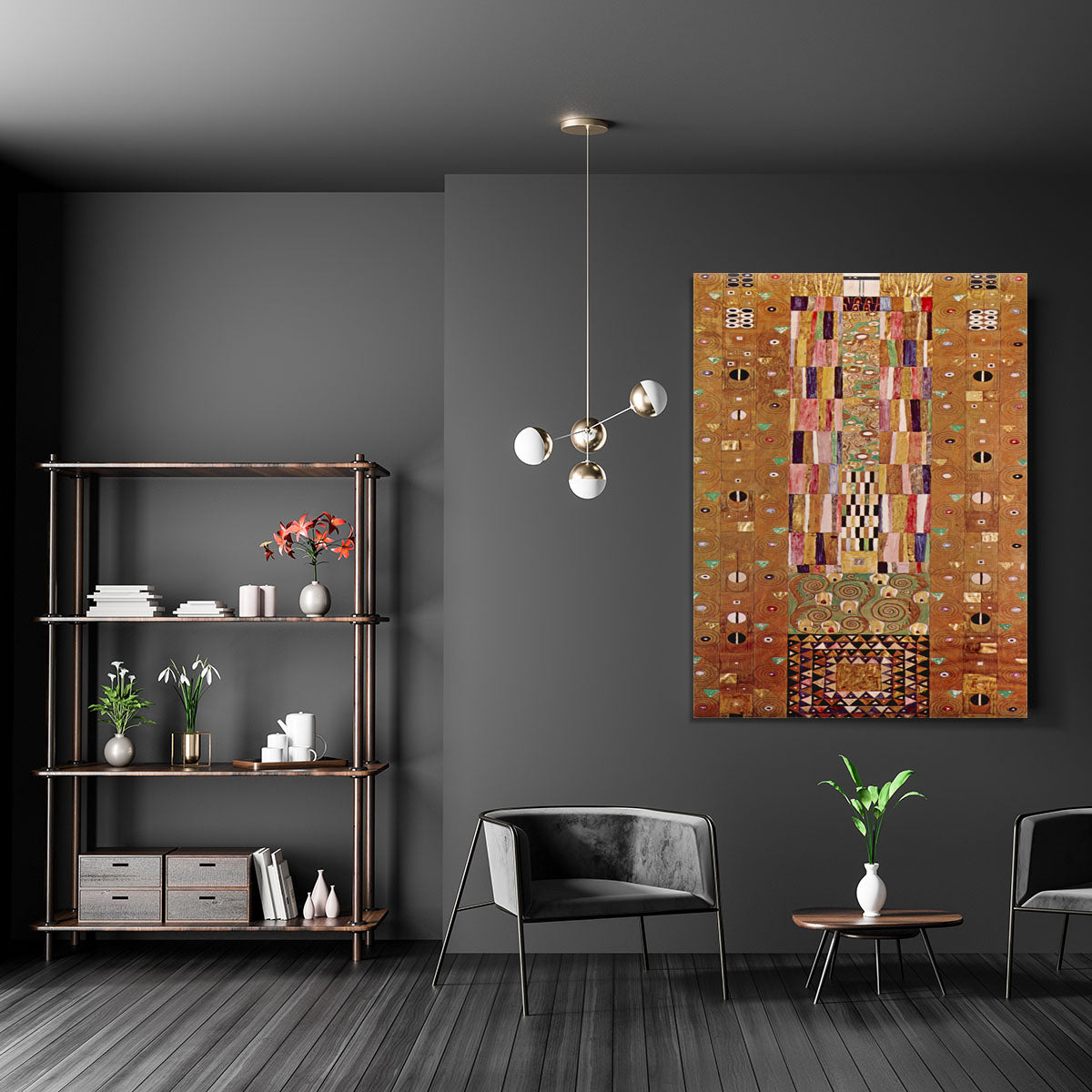 Frieze by Klimt Canvas Print or Poster - Canvas Art Rocks - 5