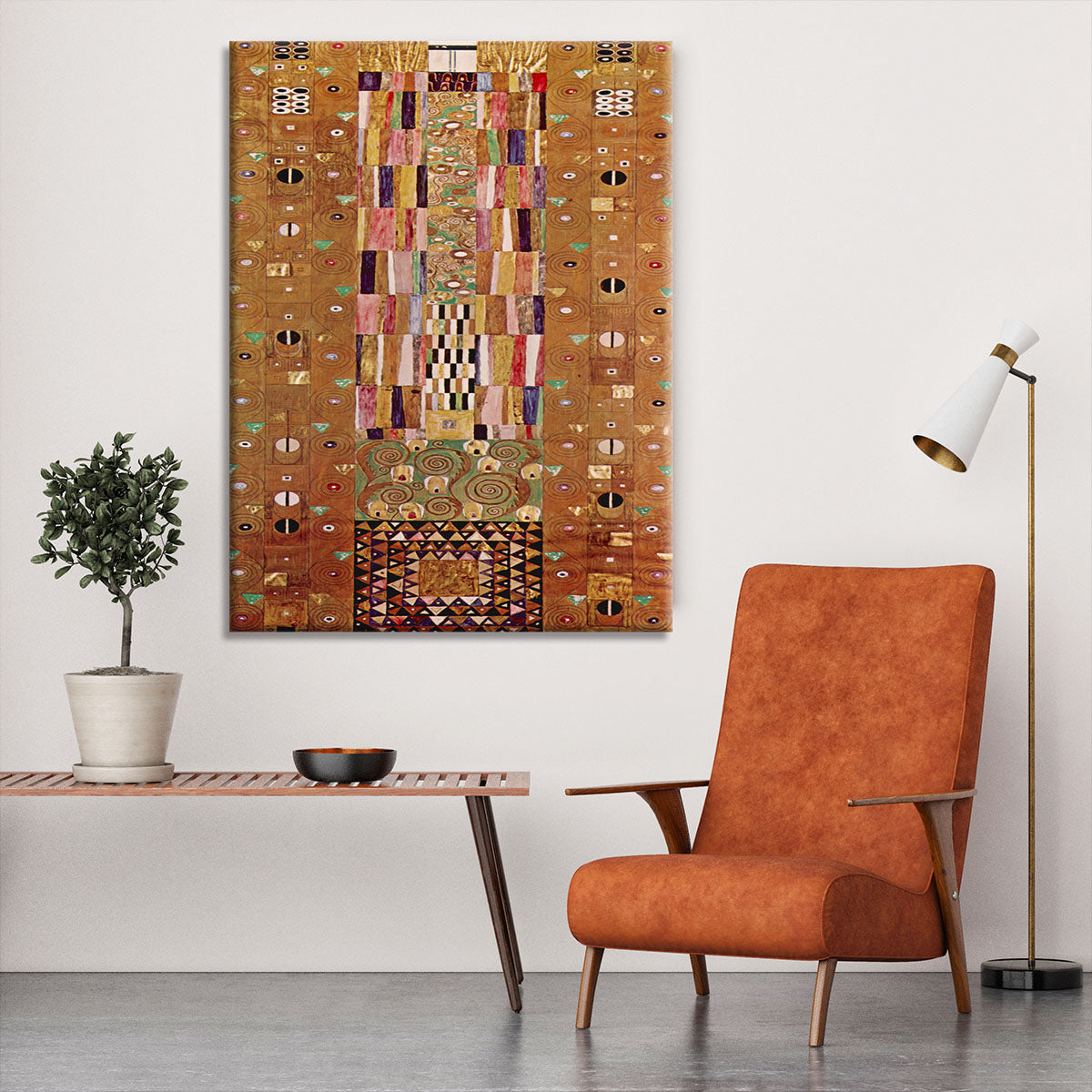Frieze by Klimt Canvas Print or Poster - Canvas Art Rocks - 6