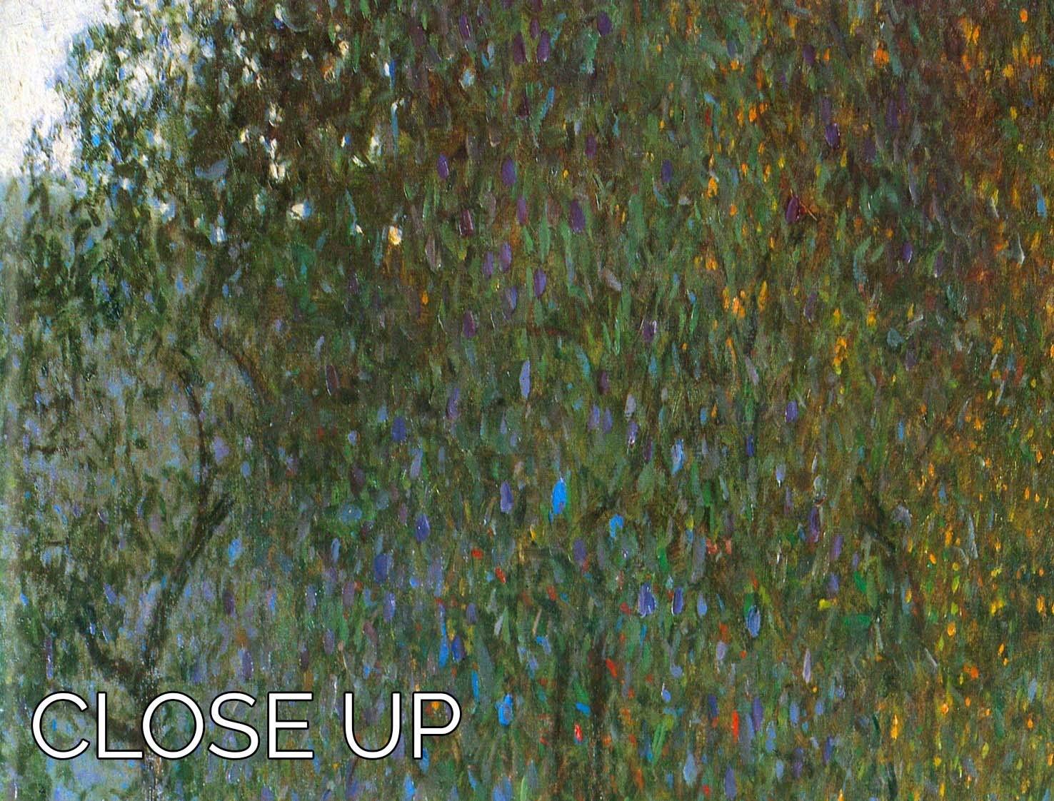 Fruit Trees by Klimt 3 Split Panel Canvas Print - Canvas Art Rocks - 3