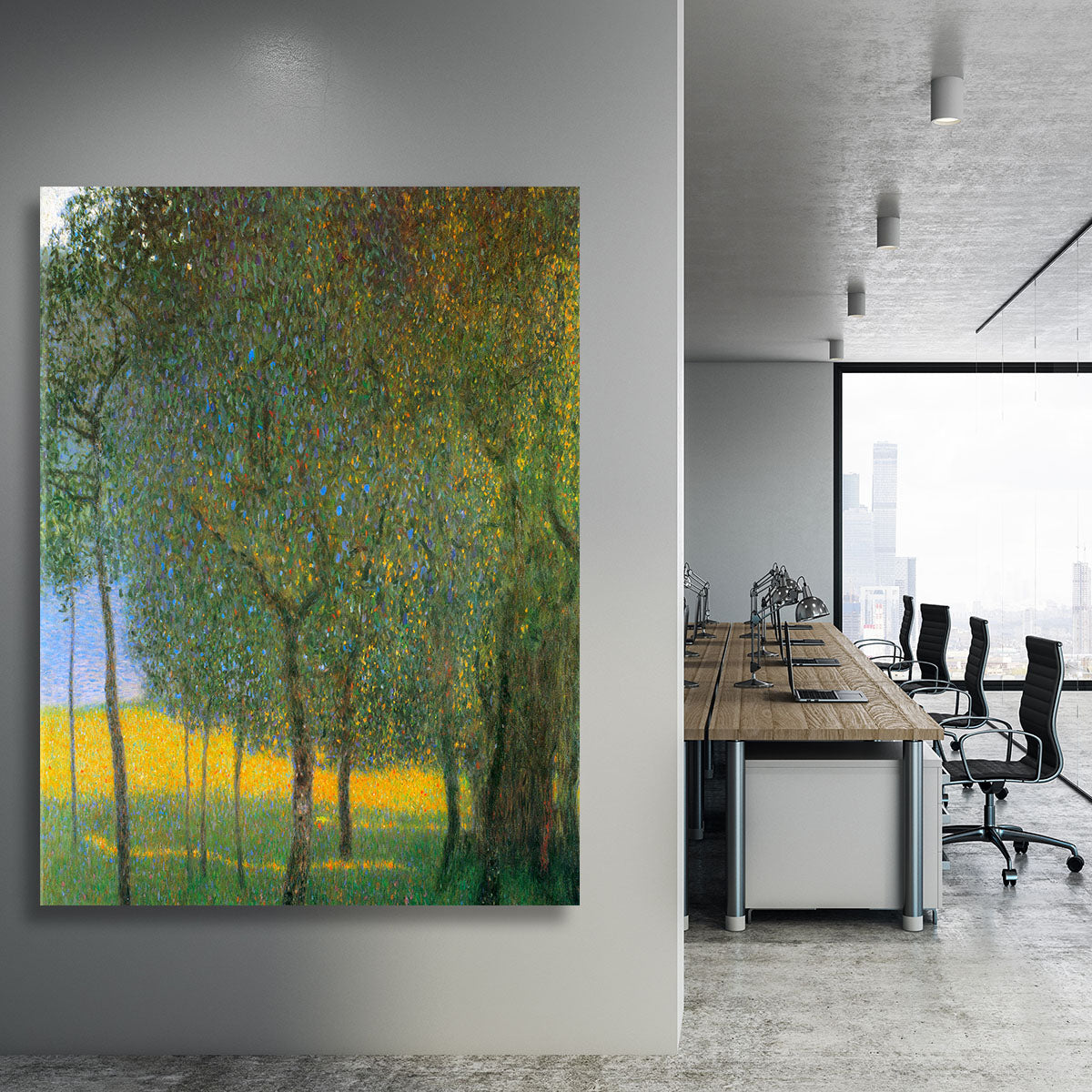 Fruit Trees by Klimt Canvas Print or Poster - Canvas Art Rocks - 3