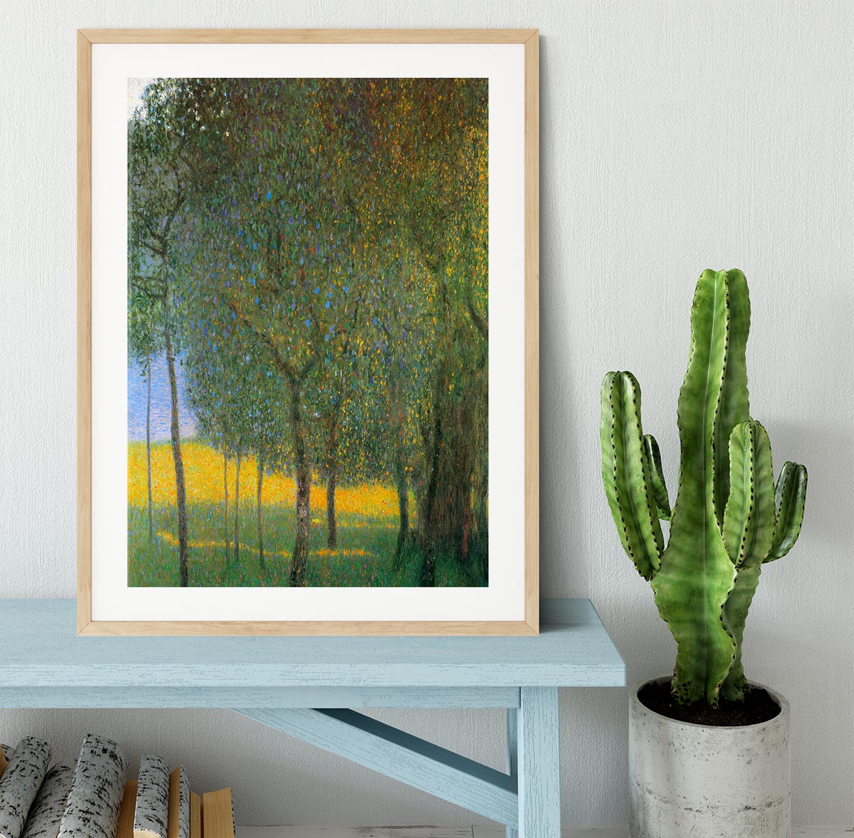 Fruit Trees by Klimt Framed Print - Canvas Art Rocks - 3