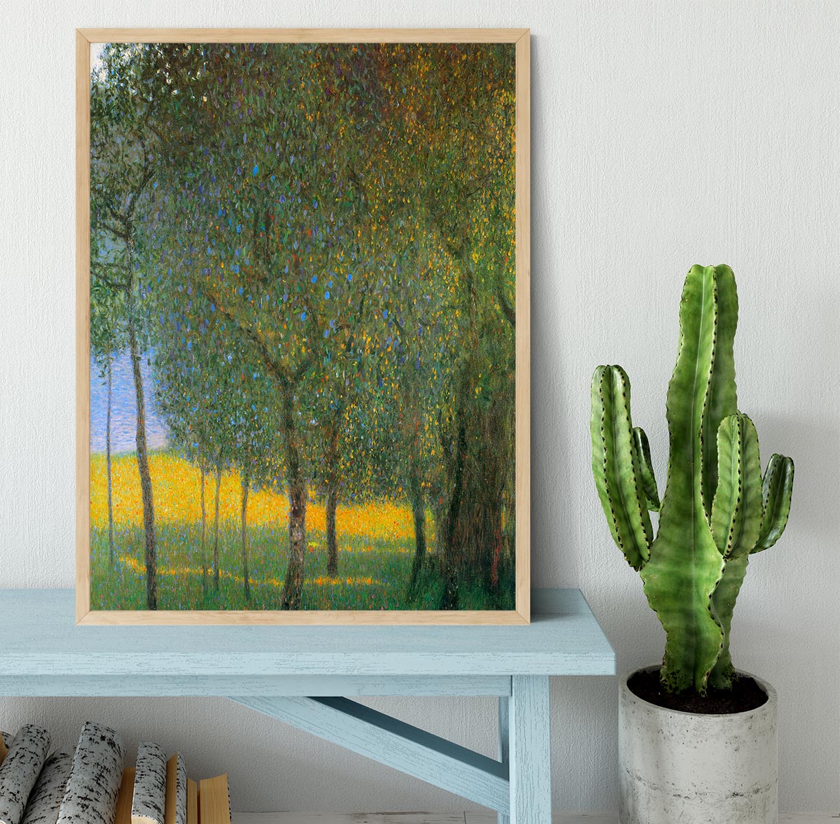 Fruit Trees by Klimt Framed Print - Canvas Art Rocks - 4